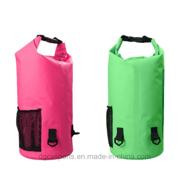 PVC Travel Custom Logo Backpack Camping Waterproof Tarpaulin Pack Outdoor Roll Top Dry Bag Foldable Waterproof Backpack