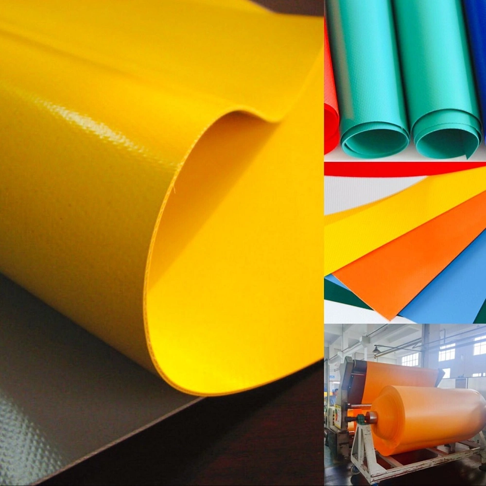 Fire Retardant PVC Coated Polyester Fabric, PVC Knife Coated Fabric Tarpaulin